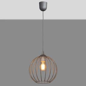 Lustră pe cablu MERCURE 1xE27/15W/230V gri