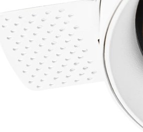 Spot modern îngropat alb GU10 AR111 rotund fără rama - Oneon Honey