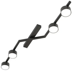 Plafonieră SKAN 4xGX53/12W/230V, neagră