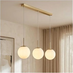 Brilagi - Lustra suspendată pe cablu MILO 3xE27/60W/230V aurie