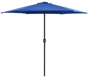Umbrela de soare cu stalp aluminiu, albastru azur, 270 x 246 cm azure blue