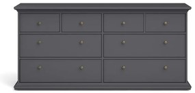 Comodă gri joasă 183x87 cm Paris – Tvilum