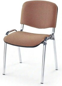 Scaun ISO C, bej, stofa clasic/metal, 53x55x82 cm