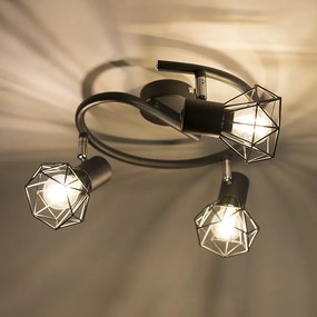 Spot orientabil și înclinabil negru inteligent cu 3 p45 wifi - Mosh