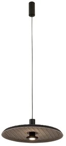 Lustra LED design modern decorativ ACOUSTIC gri, negru ZB-25176