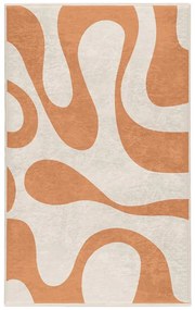 Covor portocaliu lavabil 80x150 cm Caramel Latte – Mila Home
