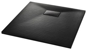 Cadita de dus, negru, 80 x 80 cm, SMC Negru, 80 x 80 cm