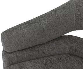 Scaun Borgo gri inchis/negru Raven18