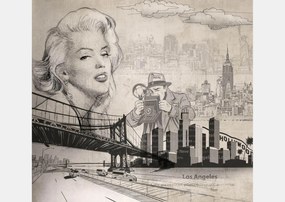 Fototapet 3D. Grafica cu Simboluri Americane. Marilyn Monroe. Art.05167