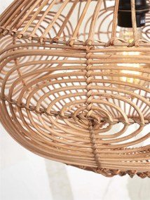 Lampadar eco din bambus cu ratan Madeira nat/48cm, nat