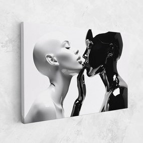 Tablou Canvas, 20x30cm, Dormitor si Living, Moderne, Alb negru, Feminine Sculpture