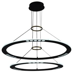 Lustră LED dimabilă pe cablu LED/90W/230V 3000-6500K + telecomandă