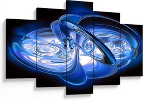 Tabloul abstract albastru (150x105 cm)