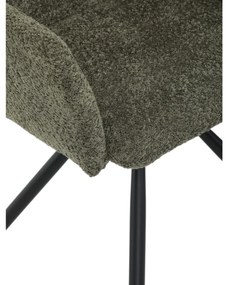 Set de scaune de sufragerie cu mecanism deîntoarcere DCH-W1117 GRN2, 2 buc.