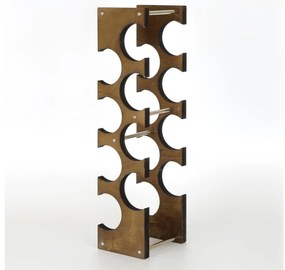 Suport decorativ pentru vin Vanute 6 (Nuc) . 1093689