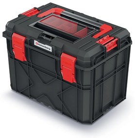 Cutie de scule A, 40,7 cm, organizator II, negru