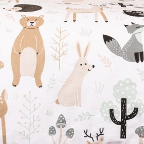 4Home Lenjerie de pat din bumbac Nordic Friends,160 x 200 cm, 70 x 80 cm, 160 x 200 cm, 70 x 80 cm