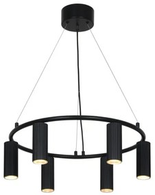 Nordlux - Lustră cu cablu VICO, 6 x GU10, 5W, 230V, negru