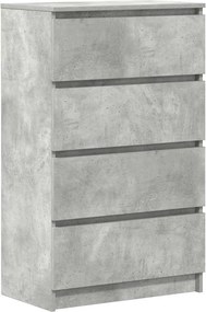vidaXL Dulap, gri beton, 60x35x98,5 cm, lemn prelucrat