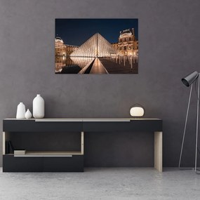 Tablou - Louvre noaptea (90x60 cm)