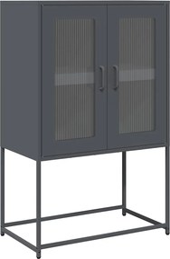 vidaXL Dulap înalt, antracit, 68x39x107 cm, oțel