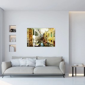 Tablou - Strada din Veneția (90x60 cm)