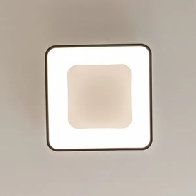 Brilagi - Plafonieră LED dimabilă FALCON II, 80 W, 230 V, 40 x 40 cm, neagră + telecomandă