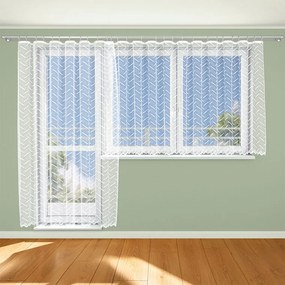 B.E.S. Petrovice Perdea din jacard Tylex NELA set de balcon
