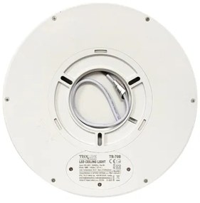 Plafonieră LED 18 W, 230 V, 3000/4000/6500 K, Ø 23 cm, alb