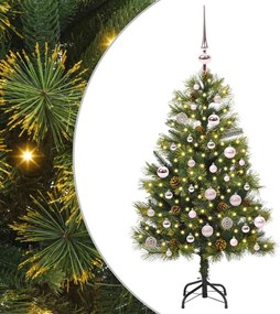 vidaXL Pom de Crăciun Artificial cu Ramuri Articulare și Conuri 150 cm