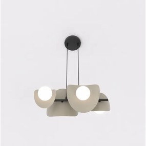 Lustră pe cablu ELEMENTI 4xG9/8W/230V bej