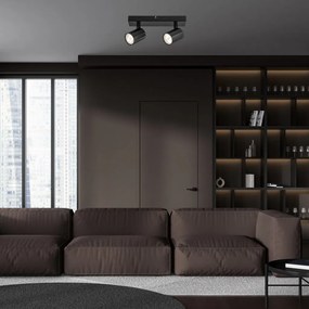 Plafoniera cu 2 Spoturi Directionabile, Design Modern, Rogelio