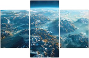 Tablou - Vedere din spațiu (90x60 cm)