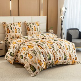 Lenjerie de pat din microfibra APOTHECARY crem Dimensiune lenjerie de pat: 70 x 90 cm | 140 x 220 cm