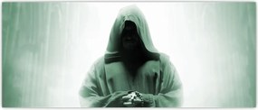 Tablou - Călugăr în întuneric (120x50 cm)