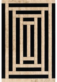 Covor lana Art Deco I Crem Selectează mărime: 200 X 300