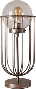 Lampa de masa, argintiu, din metal, Innovate