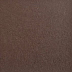 Canapea cu 2 locuri, maro, 120 cm, piele ecologica Maro, 152 x 77 x 80 cm