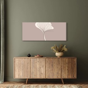 Tablou - Frunze bej N⁰3 (120x50 cm)