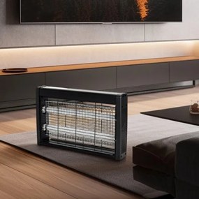 Brilagi - Capcană electrică pentru insecte 2 x UV / 10 W / 230 V, 60 m², neagră