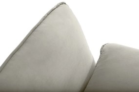 Coltar tapitat Vienna 5 locuri velvet/picioare gold – L255 x l170 x h95