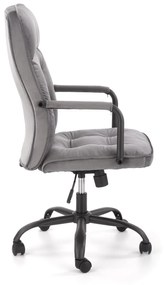 Scaun de birou tapitat Colin catifea – L54 x A57 x 110h cm