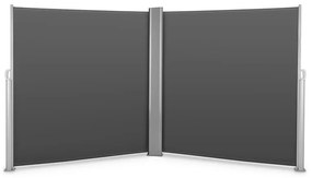 Antracit Bari Doppio 620 dublu-side pulbere marchiza 6x2m aluminiu acoperită