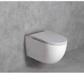 Bruckner - WC suspendat Vortex Rimless FULDA ceramică/alb