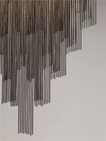 Lustra LED suspendata design modern REVIA negru