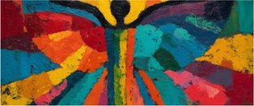 Tablou - Înger pictat (120x50 cm)