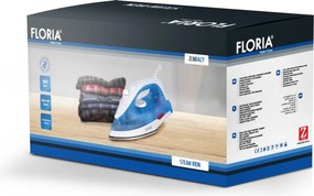 Fier de calcat Floria ZLN9686, 1600W, capacitate 180ml, temperatura reglabila, talpa din inox