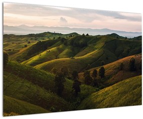 Tablou - Priveliște spre dealurile din Thailanda (90x60 cm)