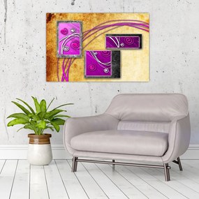 Tablou abstracție (90x60 cm)