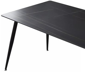 Masa Rion neagra L130xl70 cm